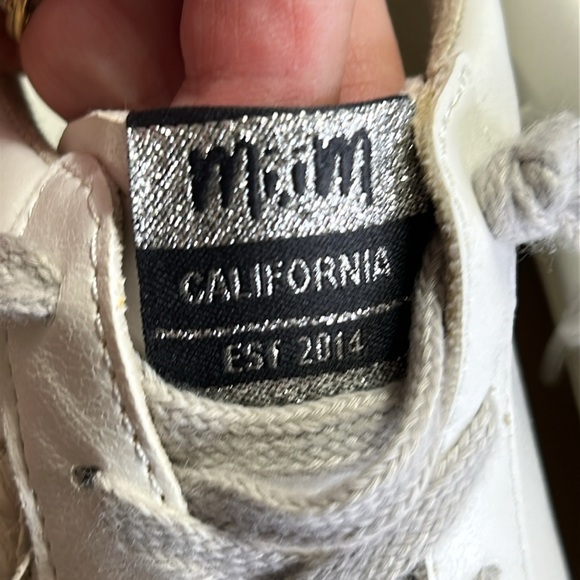 MI IM SADIE WHITE STAR WOMENS SNEAKERS WITH BOX SZ 7.5 - Picture 9 of 12